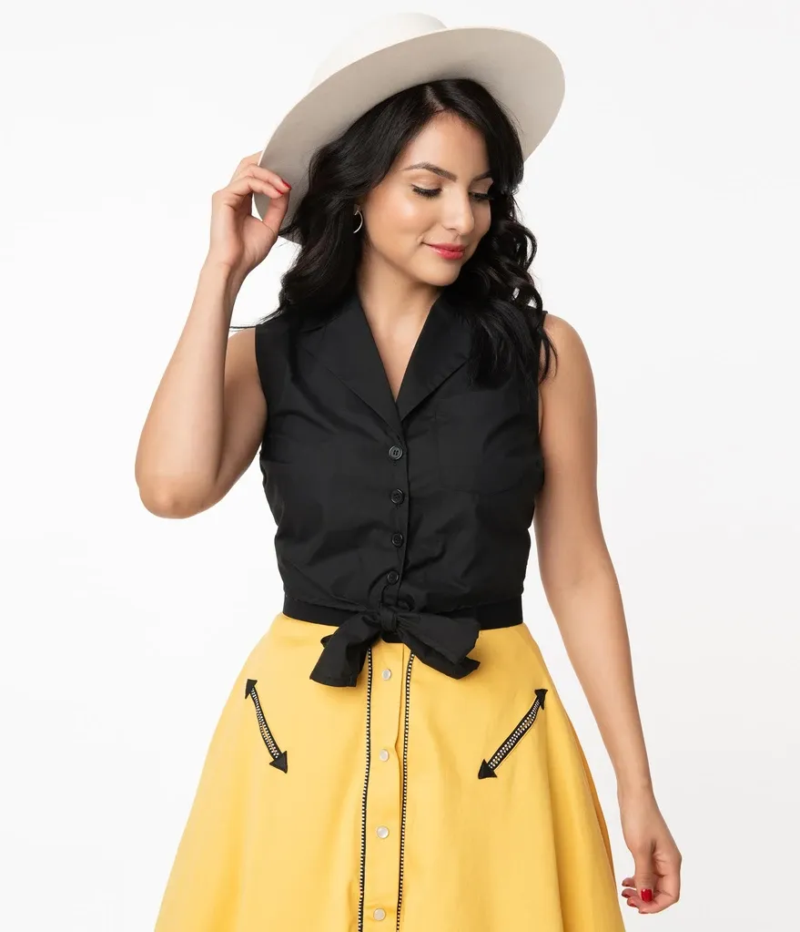Marsha Tie Crop Top