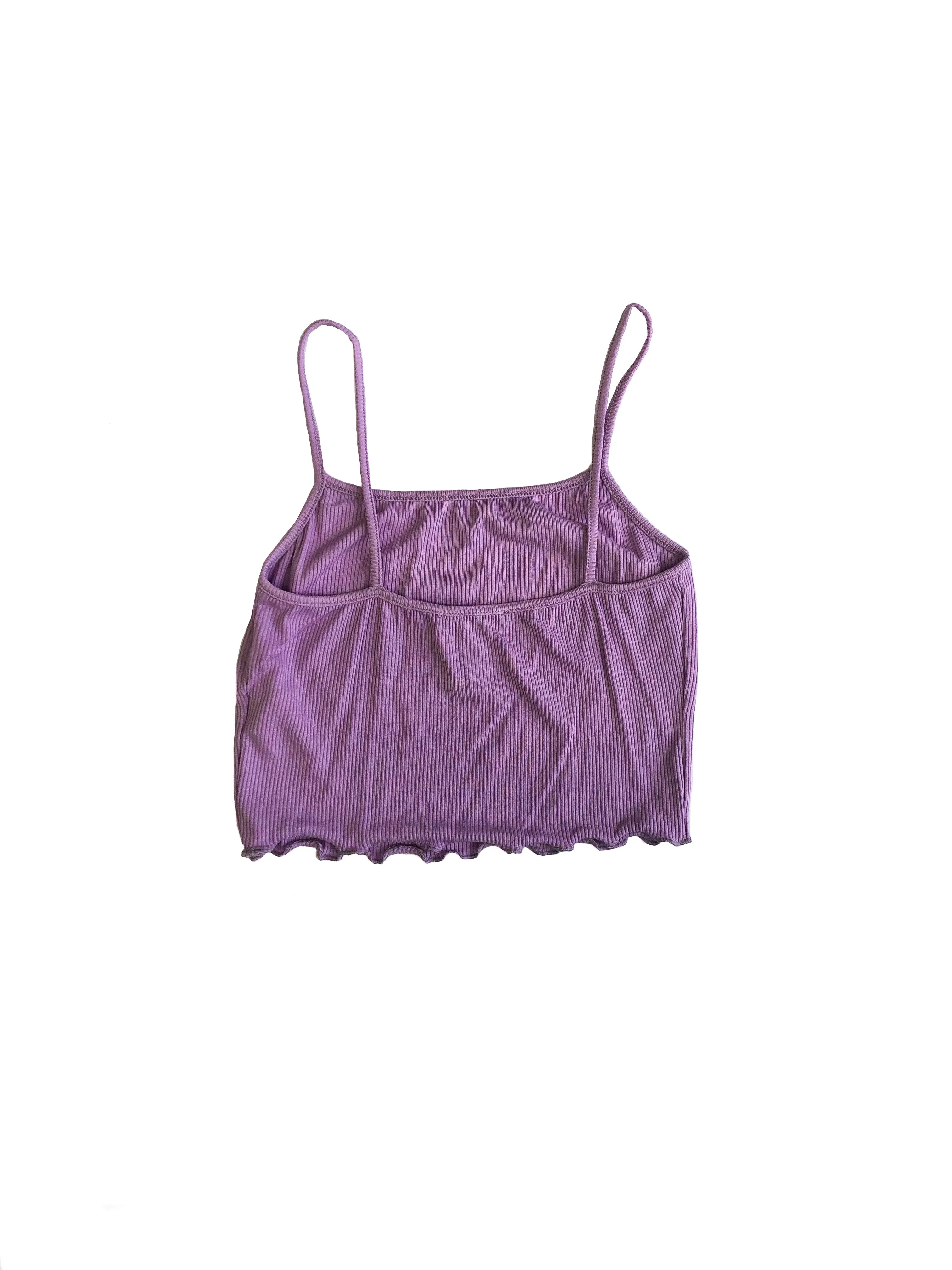 Mathilda Cami Crop Top - Lilac