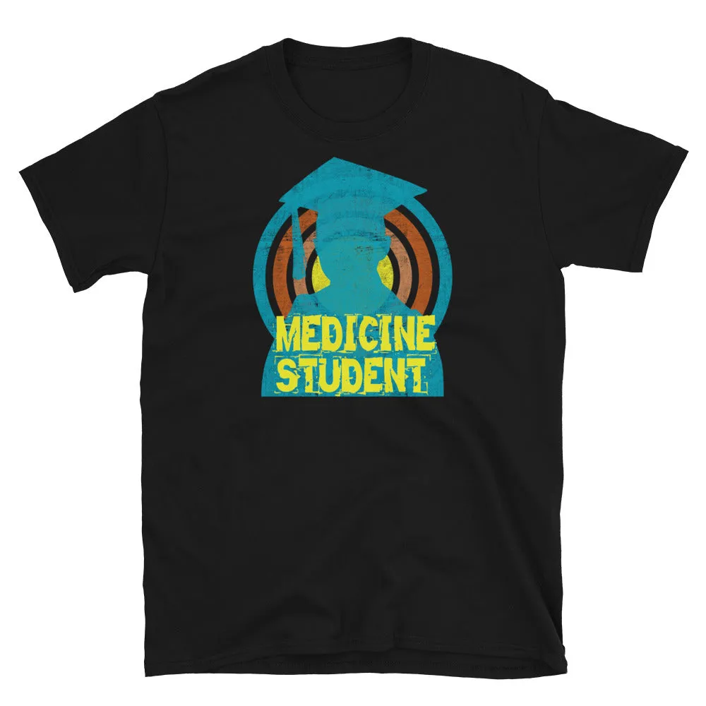 Medicine Student Retro Style Novelty T-Shirt