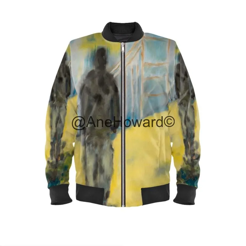 Men's Bomber Jacket Walking Away