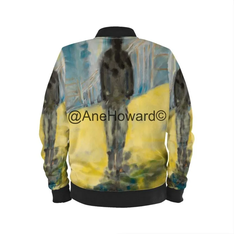 Men's Bomber Jacket Walking Away