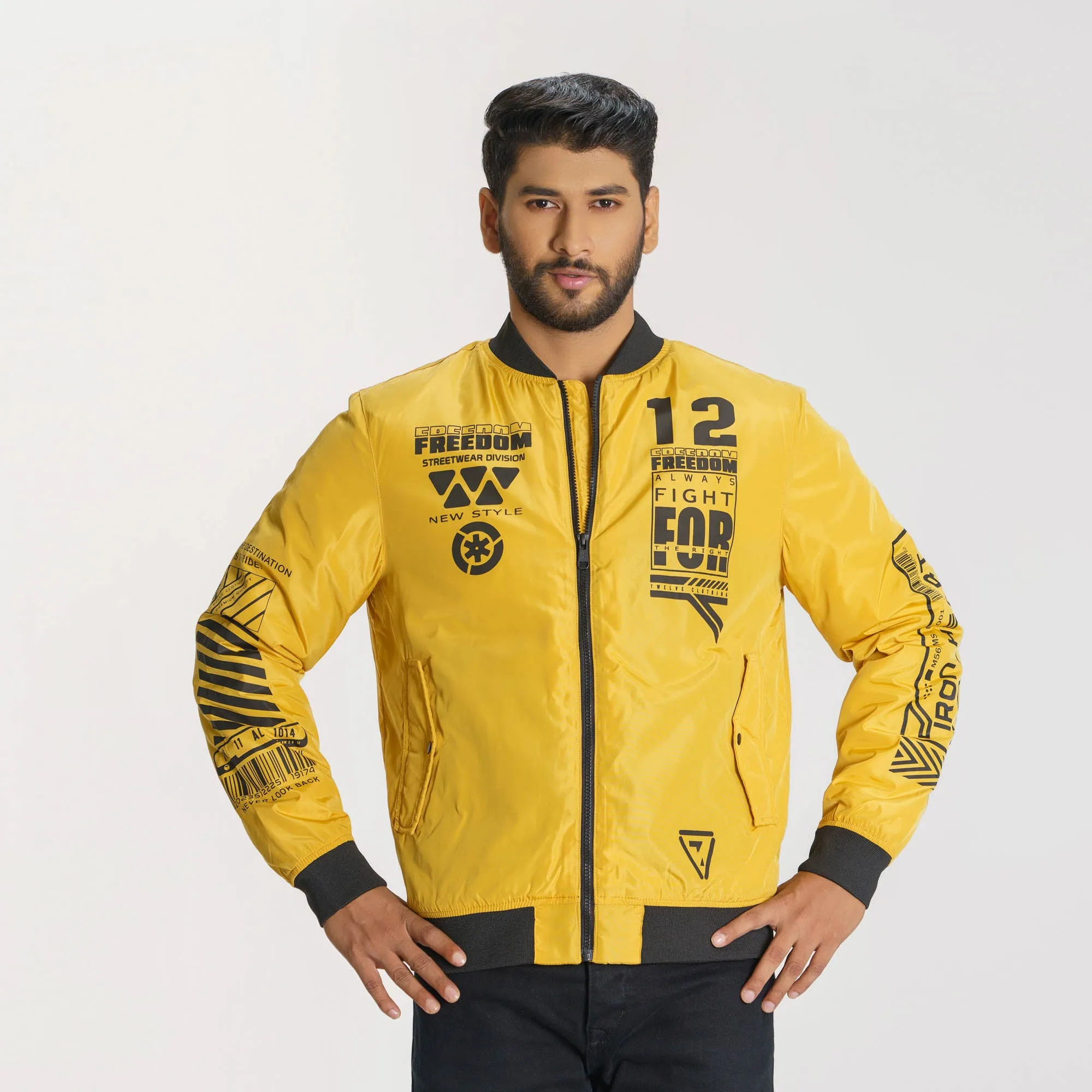 Mens Mustard Bomber