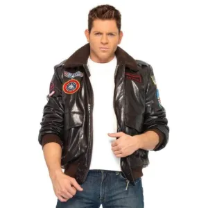Men's Top Gun Bomber Jacket - Leg Avenue