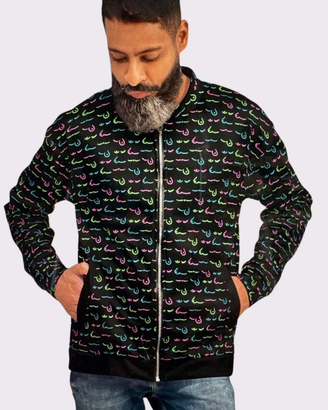 Metavivor Unisex Bomber Jacket