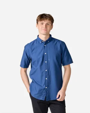 Mikkel Striped Shirt - White/Navy/Ocean
