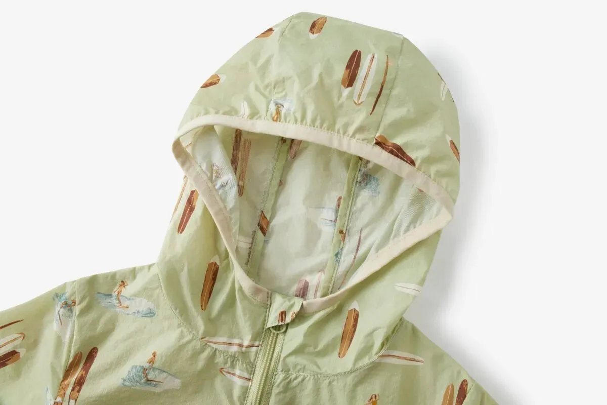 Milkbarn Hooded Sun Shield Windbreaker - Summer Surf