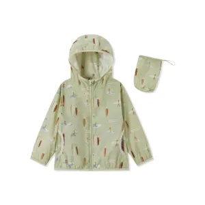 Milkbarn Hooded Sun Shield Windbreaker - Summer Surf