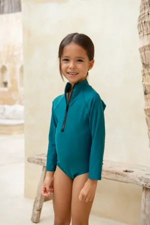 Mini Blake Surfsuit Final Sale - Azure