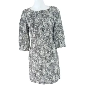 MM Lafleur Etsuko Abstract Shift Dress Pockets in crackle Women’s size 4