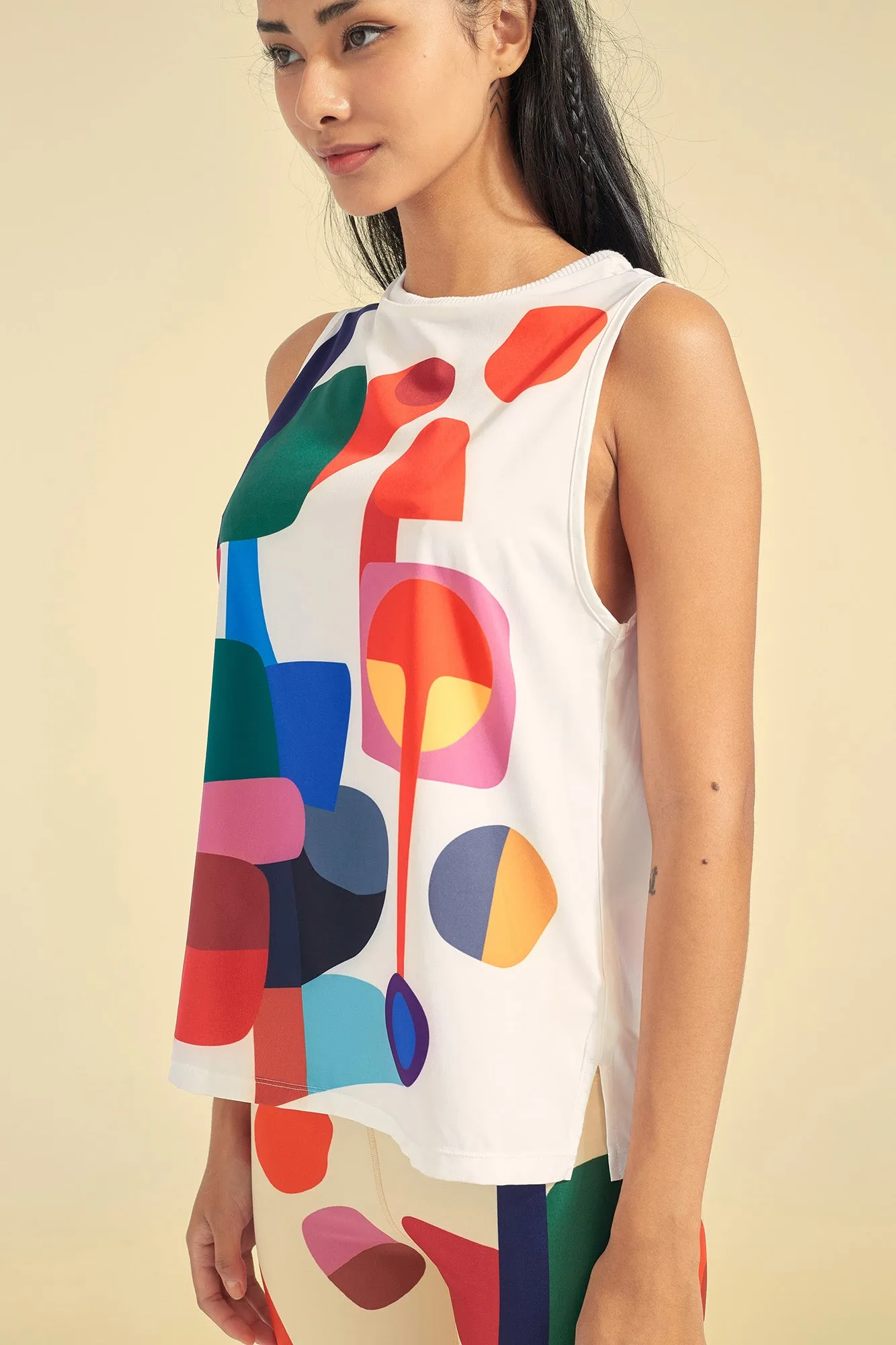 Modern Art Sleeveless Tee