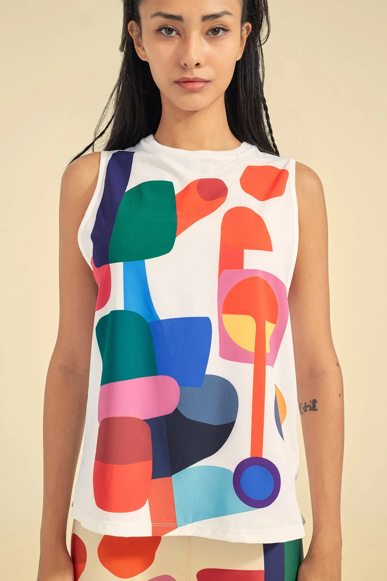Modern Art Sleeveless Tee