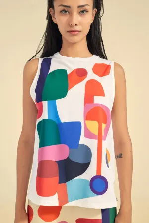 Modern Art Sleeveless Tee