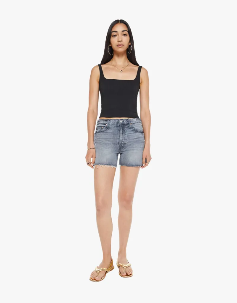 Mother The Skipper Short N’ Long Fray Shorts in Let’s Ride