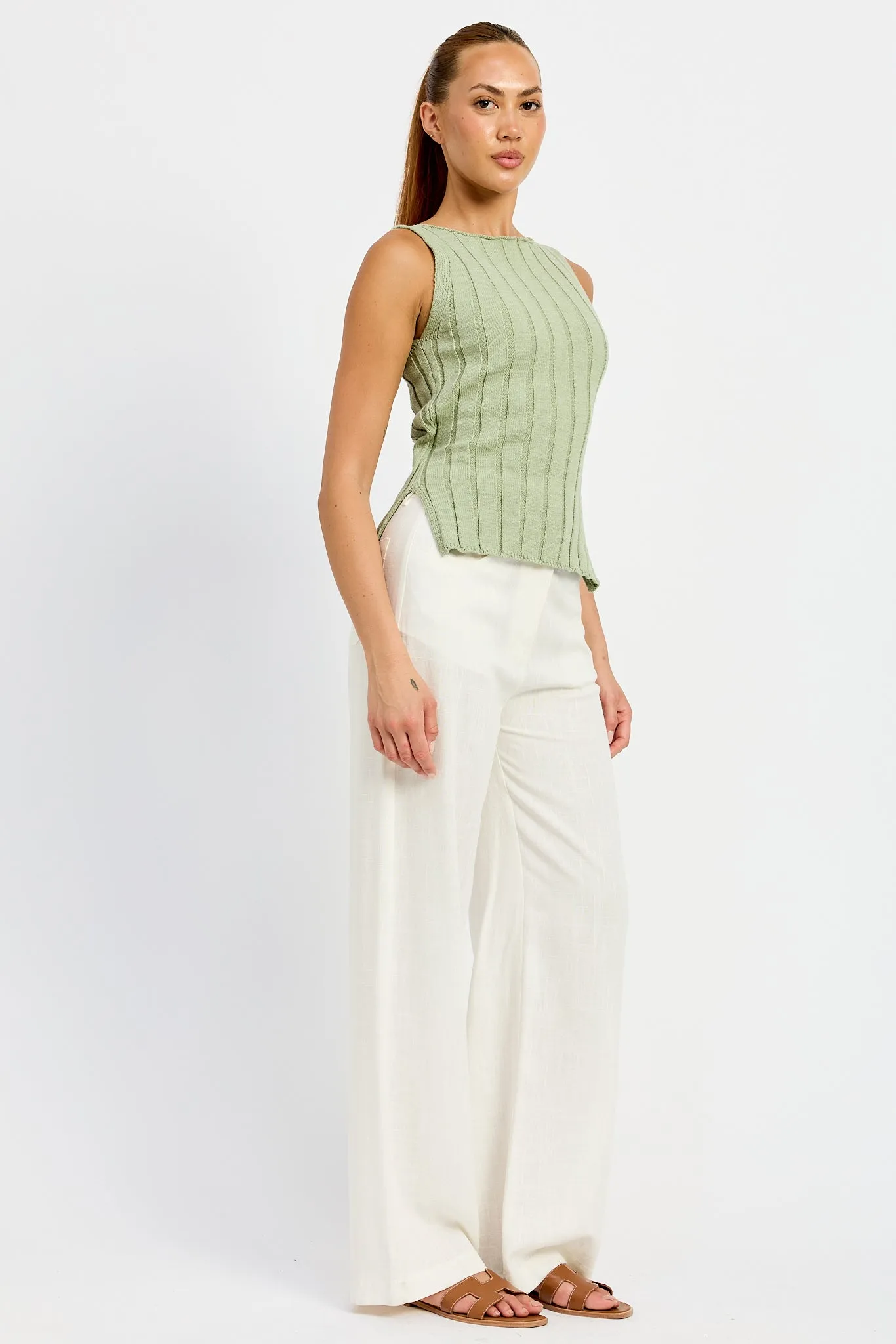 Myla Rib Sweater Top