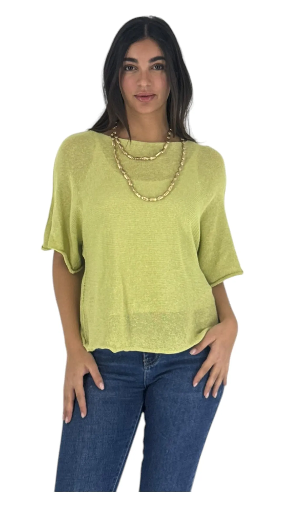 Nada lime top