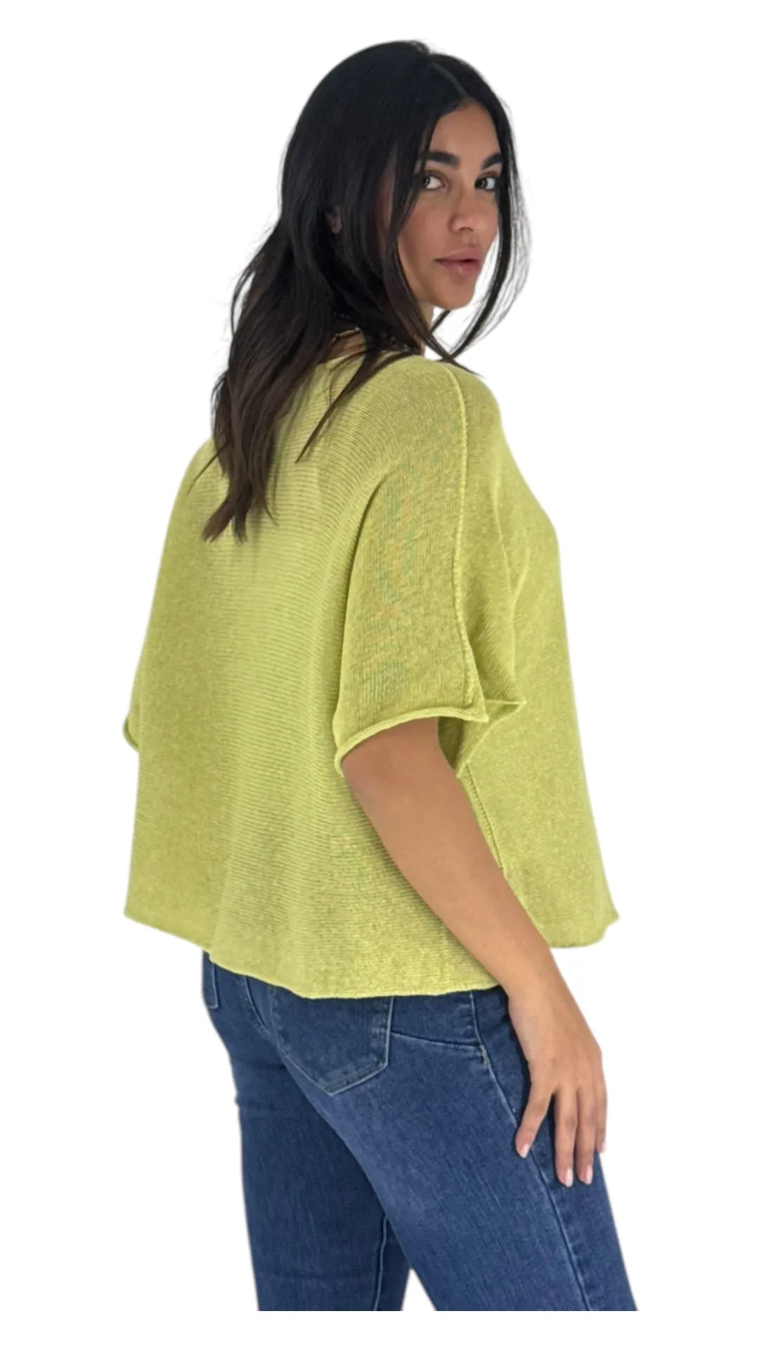Nada lime top