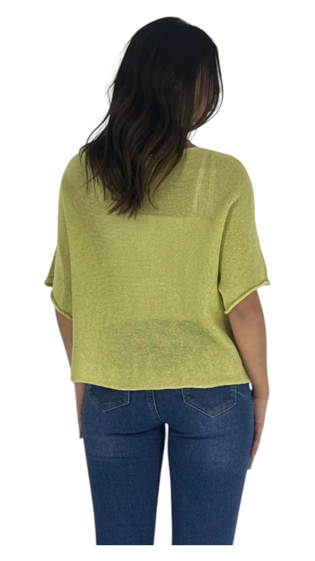 Nada lime top