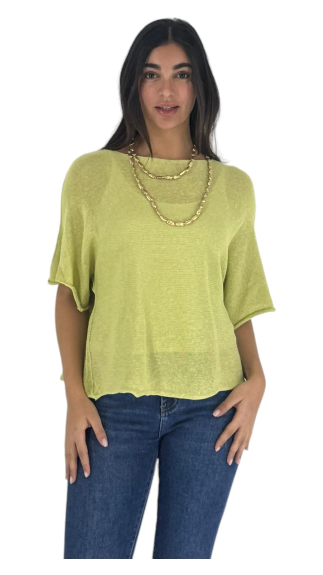 Nada lime top