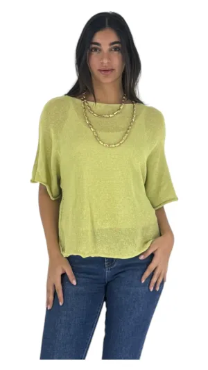 Nada lime top