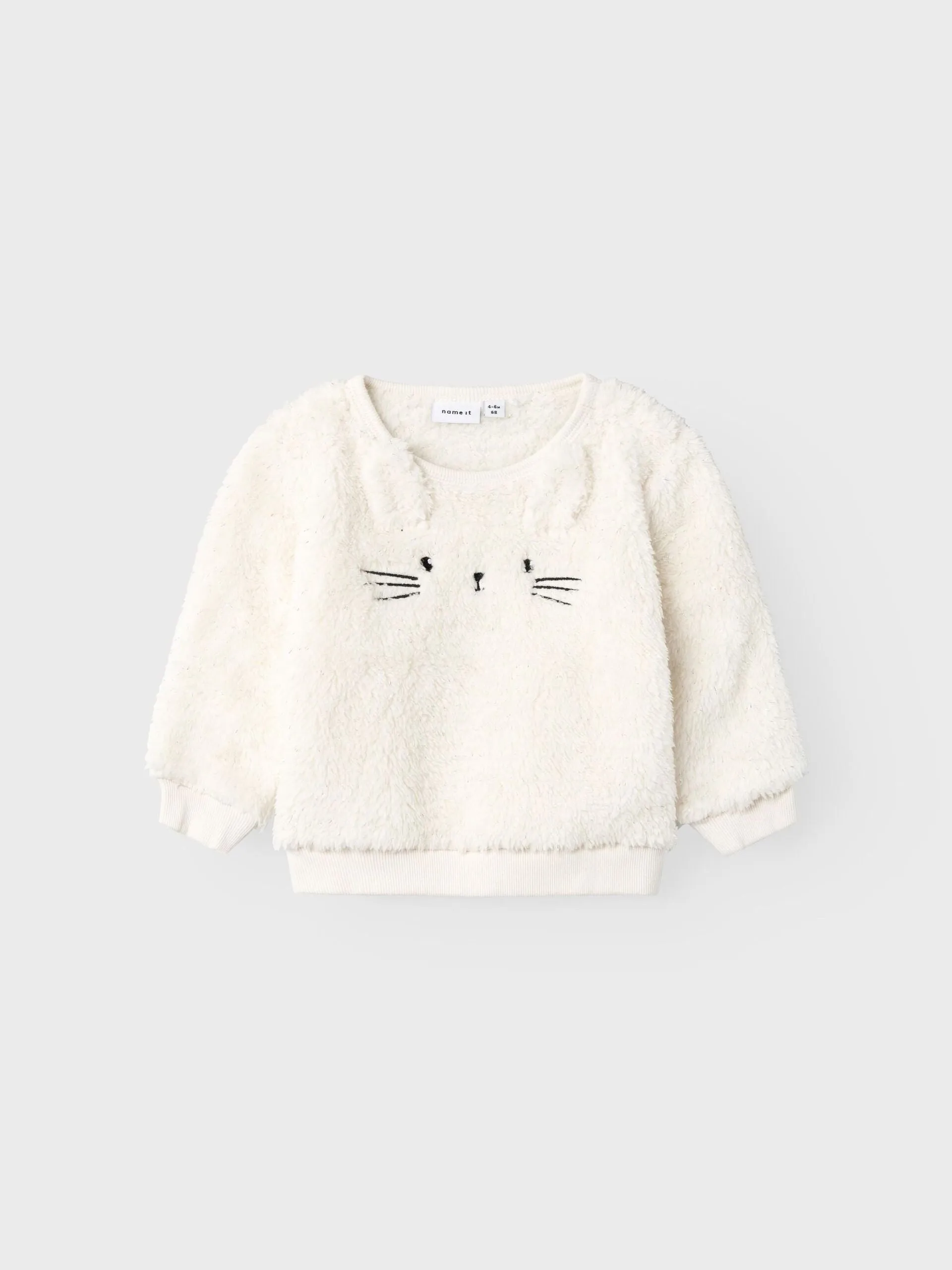 NAME IT | Baby Girl Teddy Sweatshirt