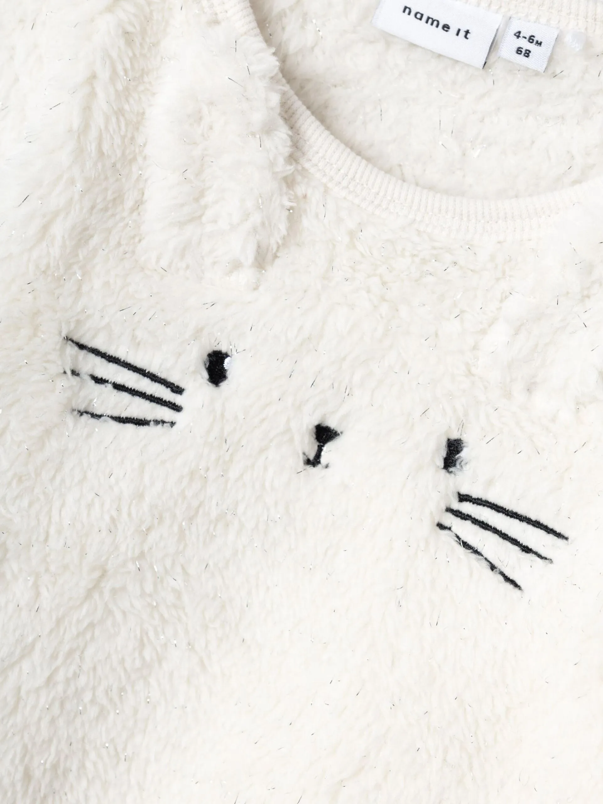 NAME IT | Baby Girl Teddy Sweatshirt