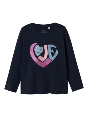 NAME IT | Mini Girl Loose Fit Long Sleeved Top