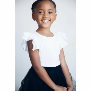 Natalia Ruffle Top Sleeveless