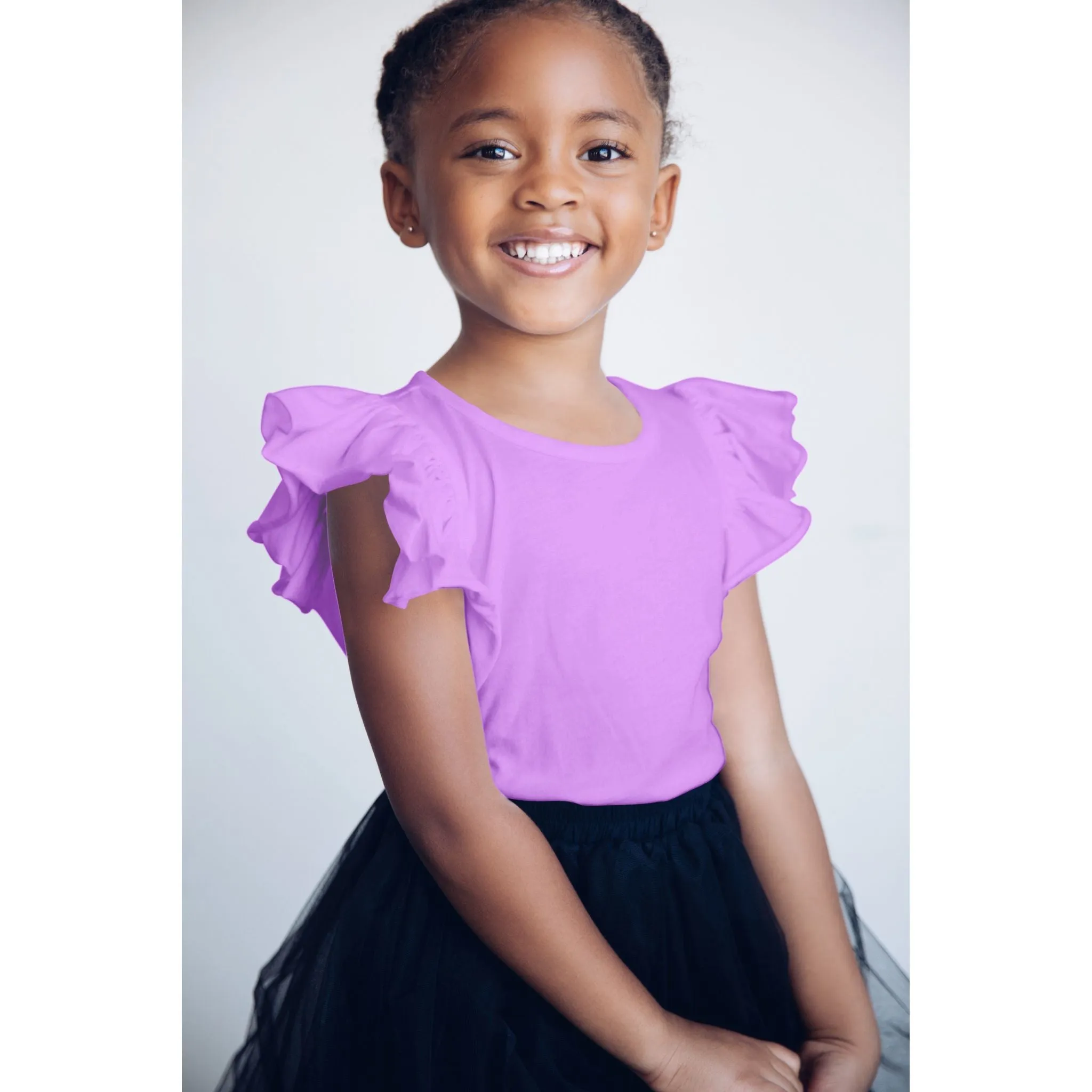 Natalia Ruffle Top Sleeveless