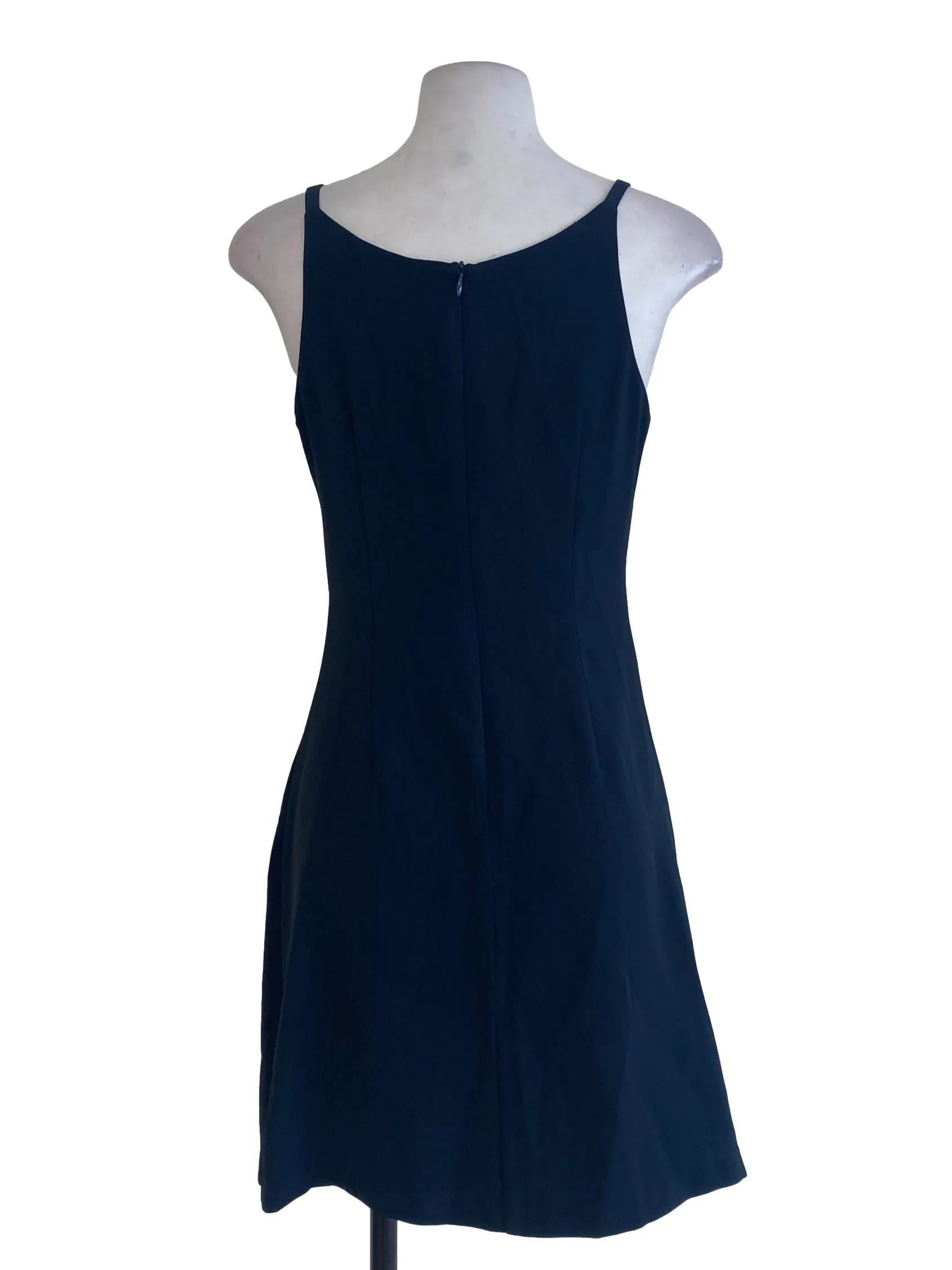 Navy Blue Mini Shift Dress