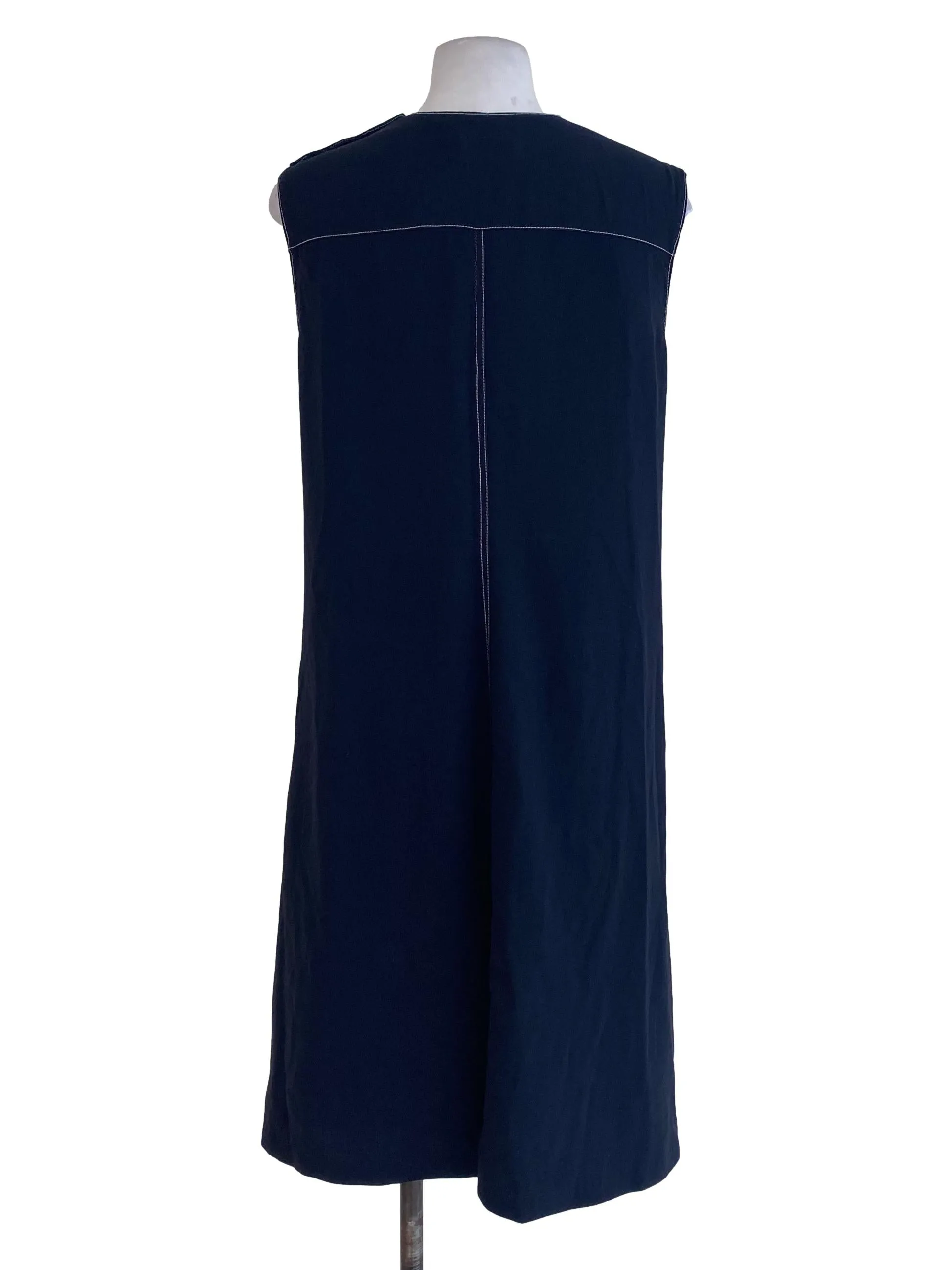 Navy Blue Shift Dress