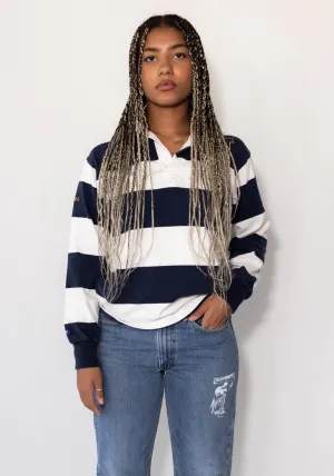 Navy Striped Meyer Rugby Shirt