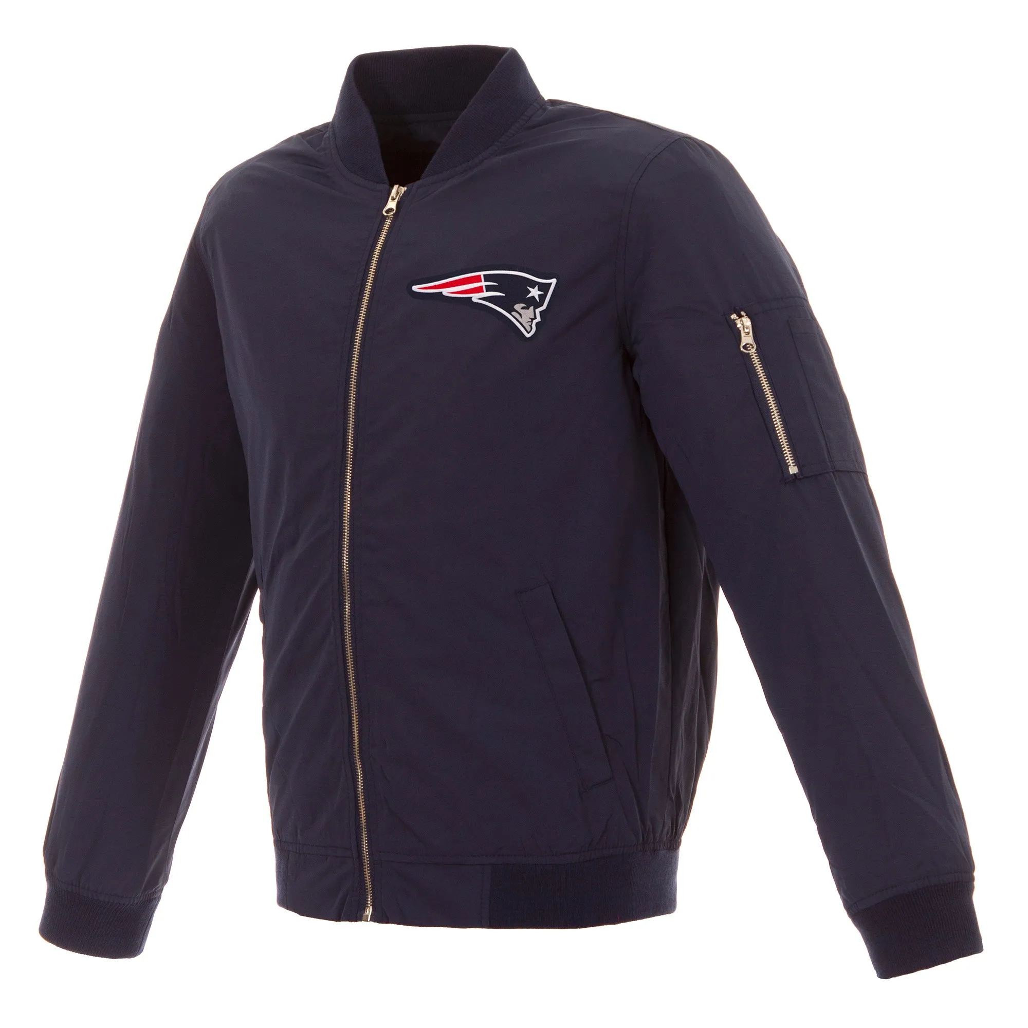 New England Patriots Nylon Bomber Jacket