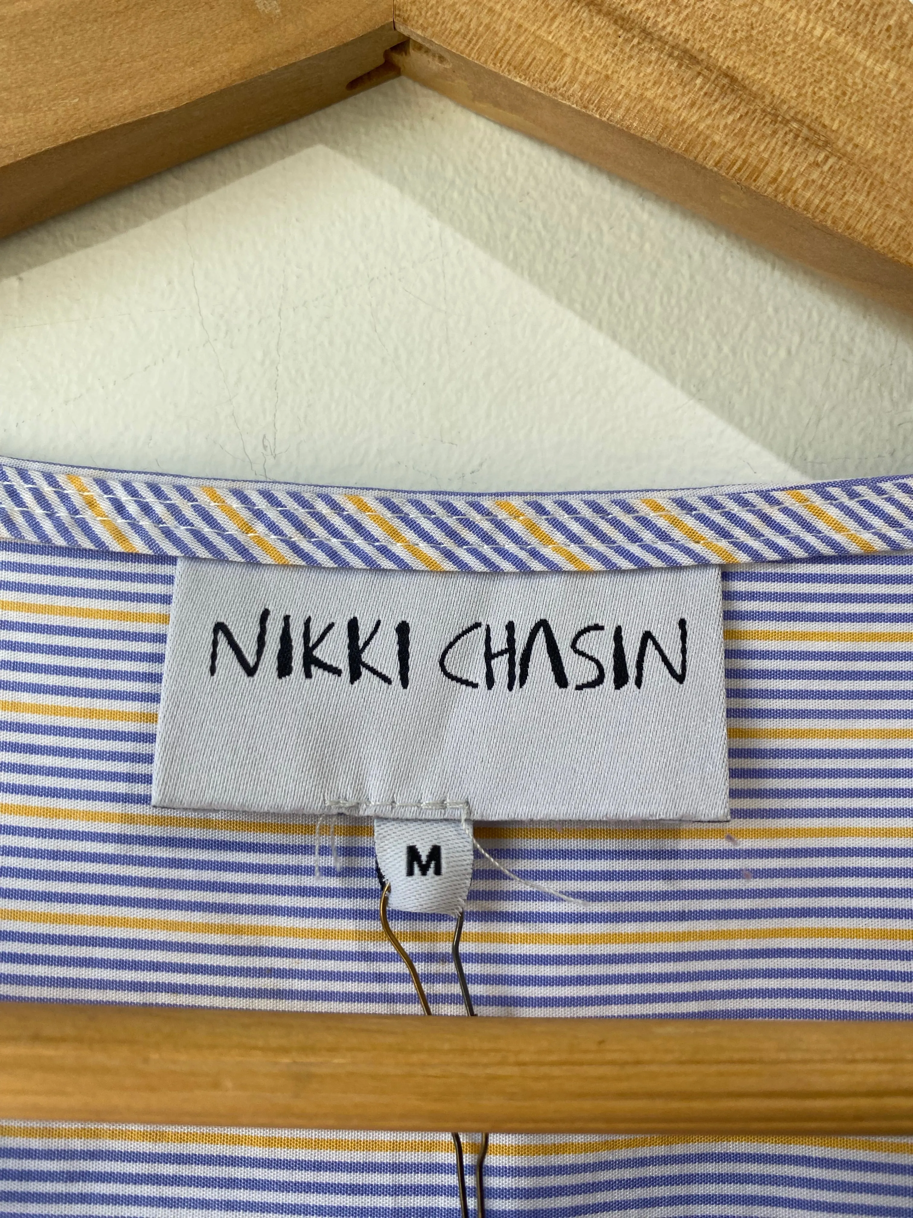 Nikki Chasin Striped Maxi Dress