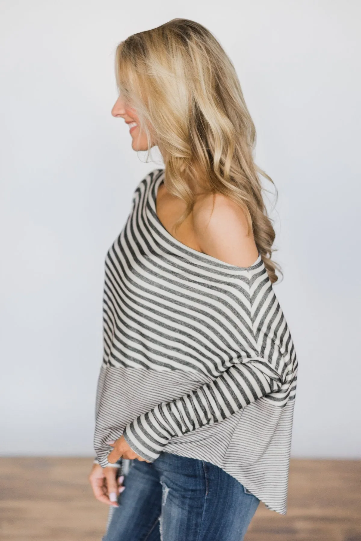 No Stopping Me Striped Top