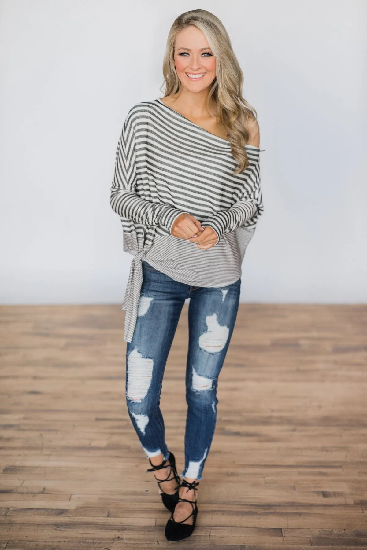 No Stopping Me Striped Top