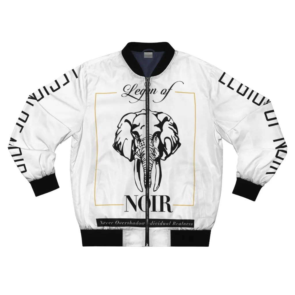 Noir All Over Me Bomber Jacket
