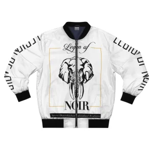 Noir All Over Me Bomber Jacket