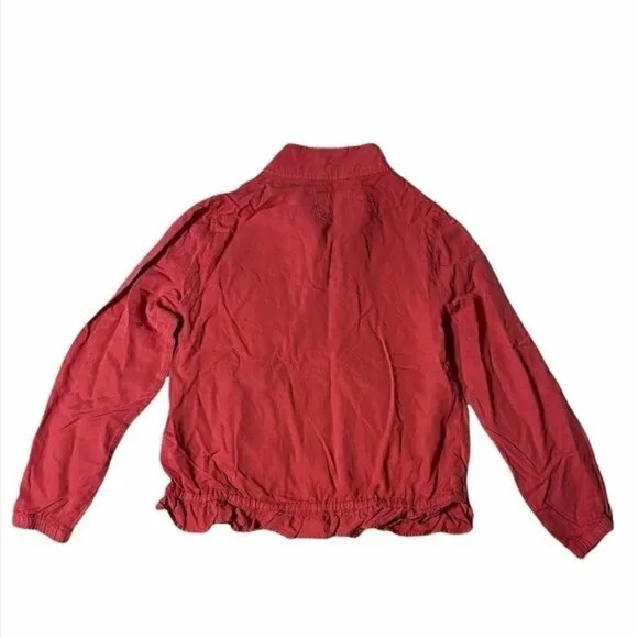 NWT Anthropologie Sanctuary Garnet Rose Drawstring Jacket