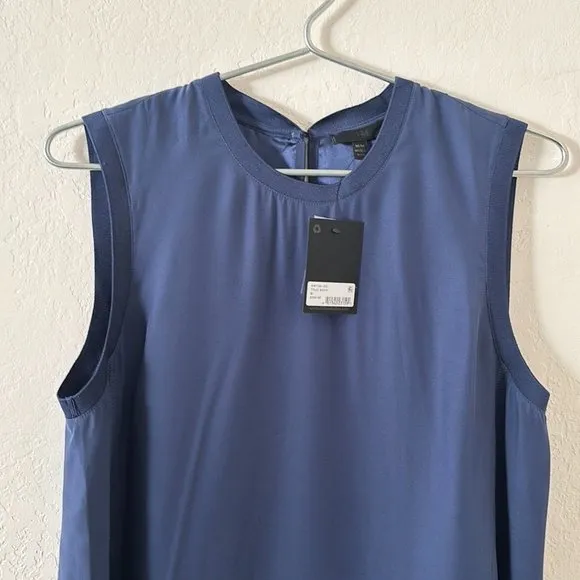 NWT ATM Anthony Thomas Melillo Sleeveless Silk Shift Dress $395