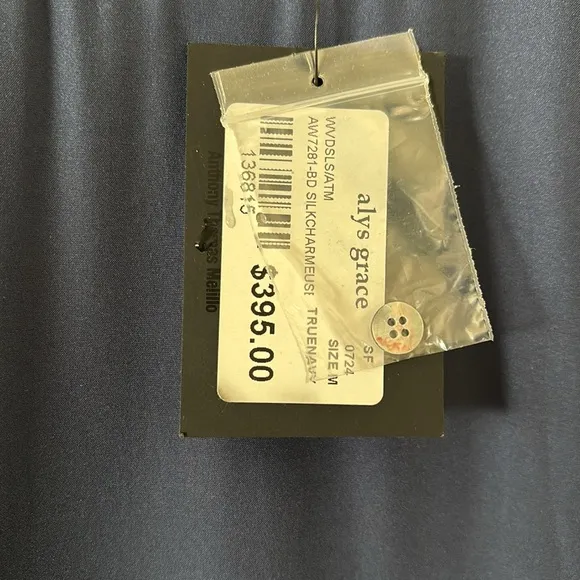 NWT ATM Anthony Thomas Melillo Sleeveless Silk Shift Dress $395