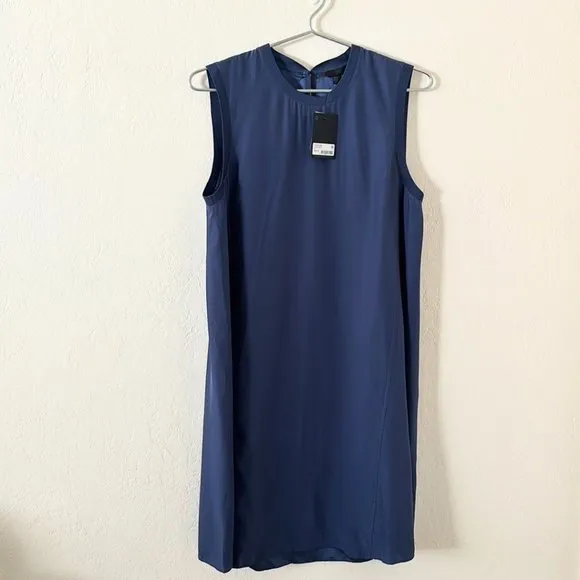 NWT ATM Anthony Thomas Melillo Sleeveless Silk Shift Dress $395