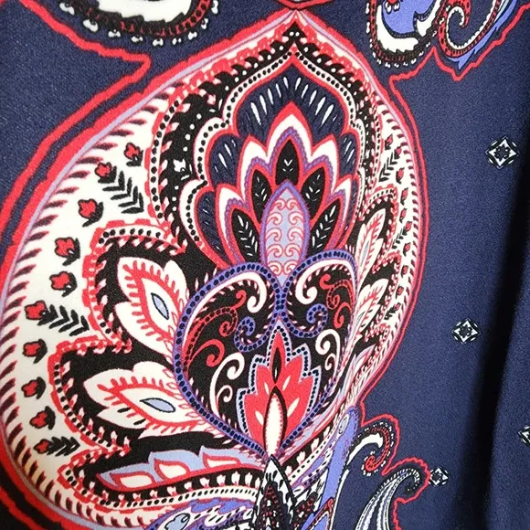 NWT Banana Republic Paisley Sleeveless shift dress. Women's size 12.