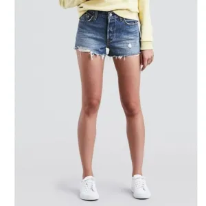 NWT Levi's Women's 501 Denim Jean Shorts Size 25 Style CW-4217