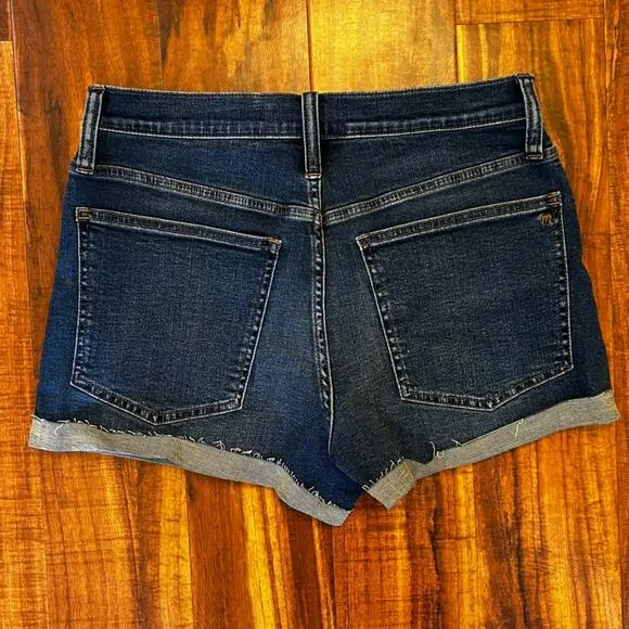 NWT Madewell High-Rise Denim Shorts in Karnes Wash Size 30