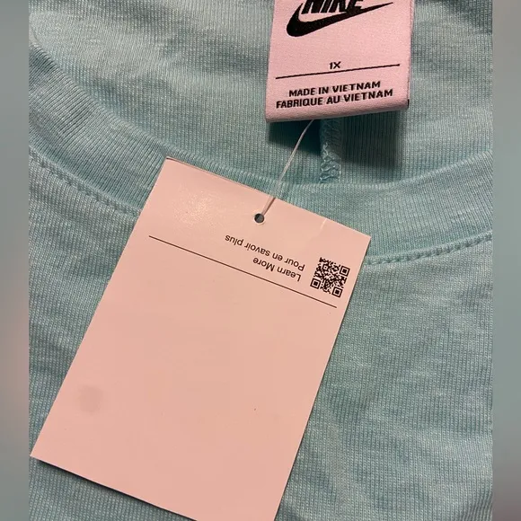 NWT Nike women’s blue shift dress knee length 1X