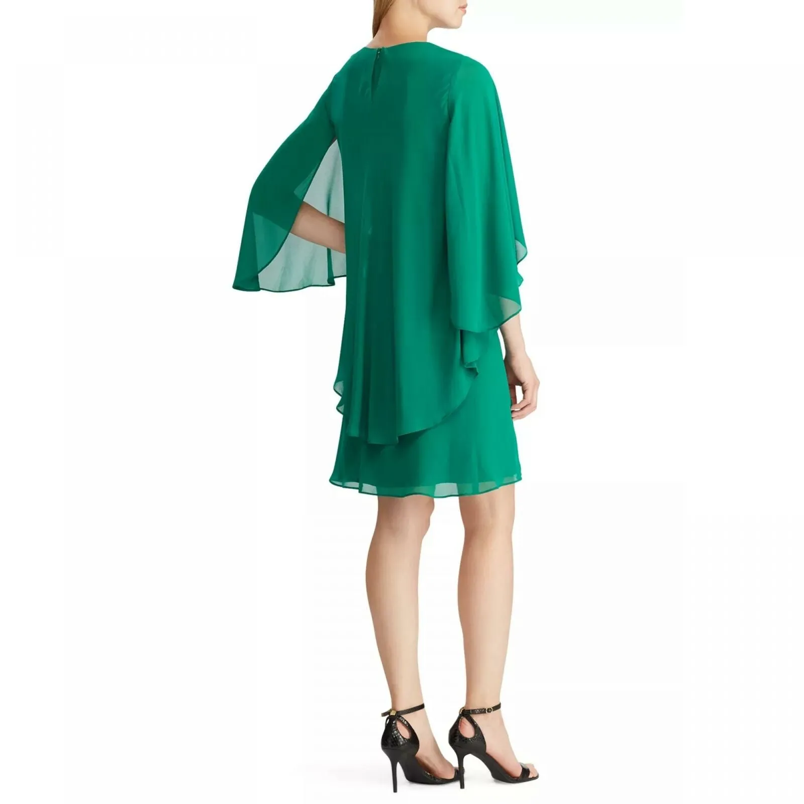 NWT Ralph Lauren Womens Layered Georgette Dress. 250771992003 10