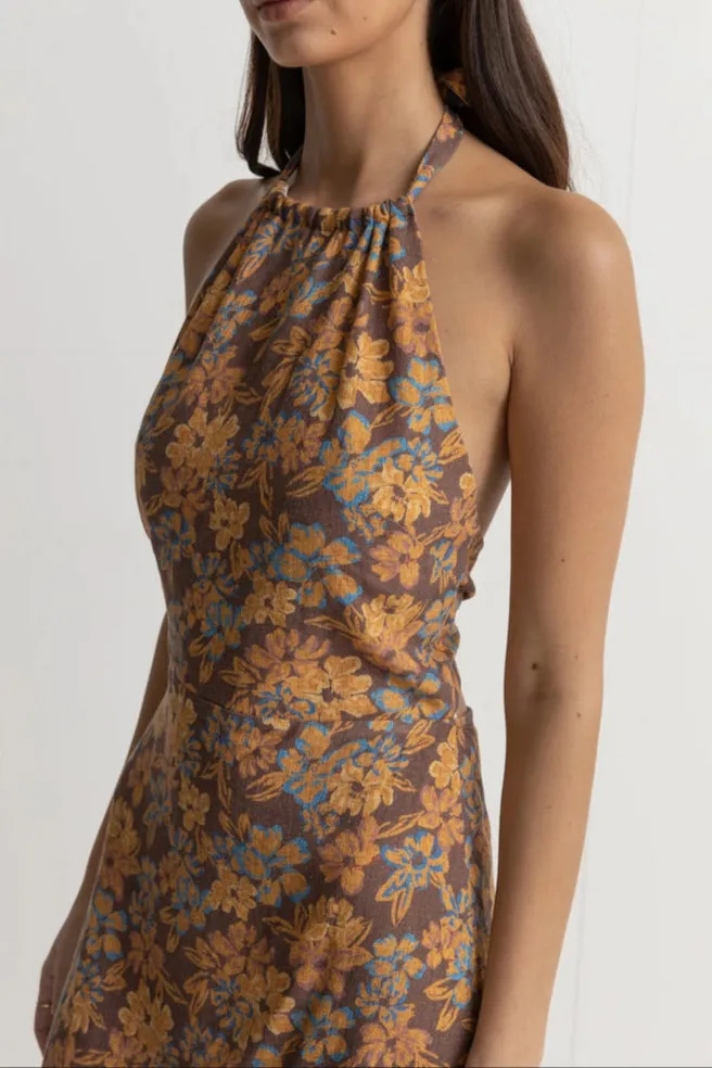 Oasis Floral Halter Mini Dress