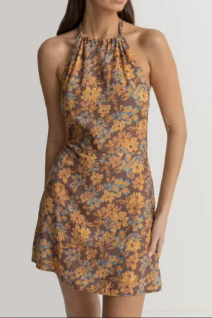 Oasis Floral Halter Mini Dress