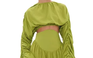 Pado Crop-Pado Corset Maxi Skirt ::RET
