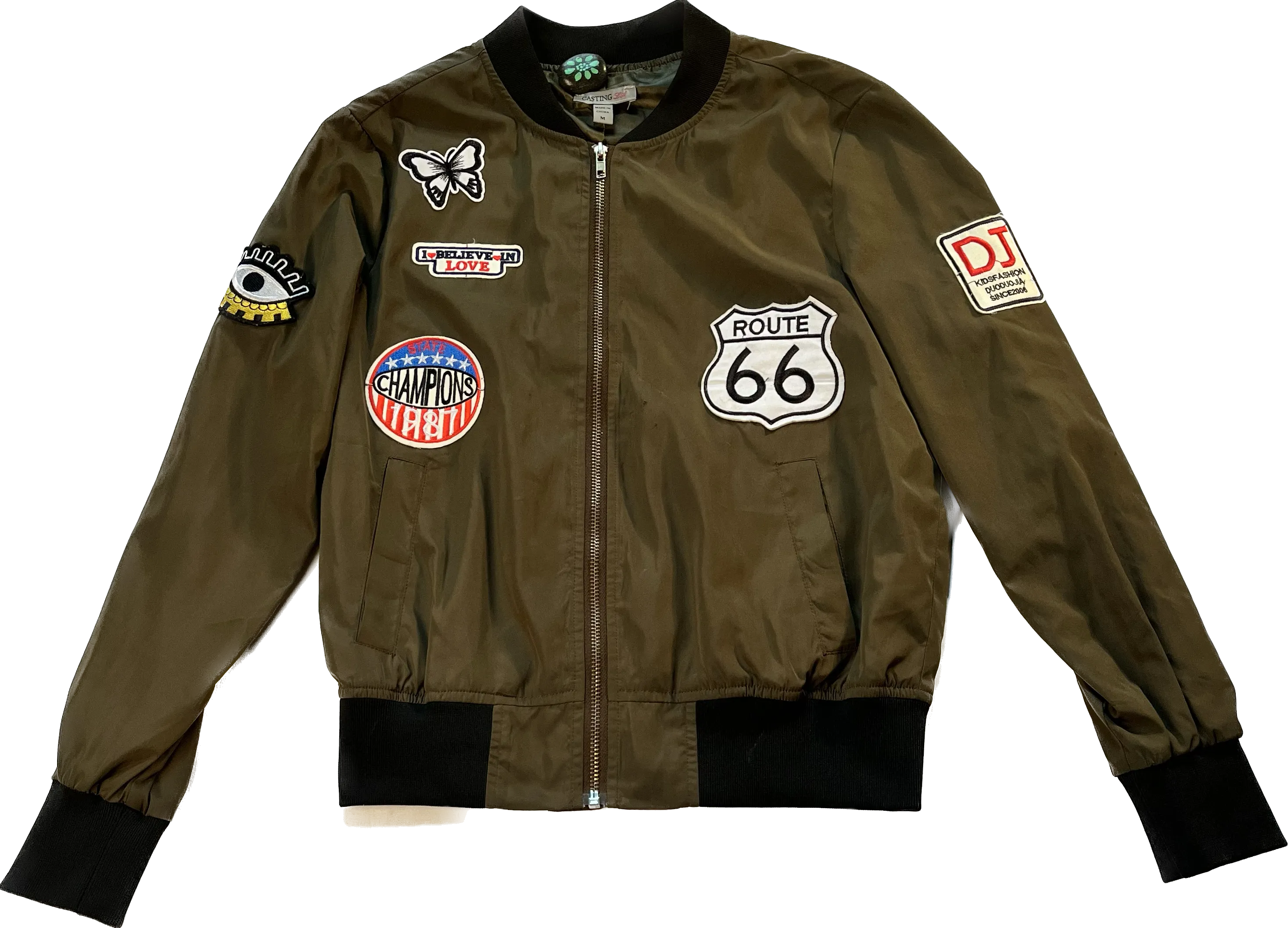 Patched Bomber Jacket (Casting LA)